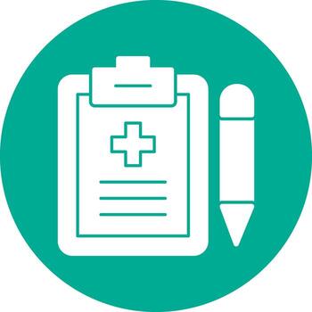 Medical Record  Vector Icon Design