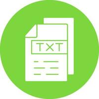 TXT vector icono diseño