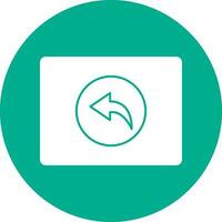 Backward  Vector Icon Design