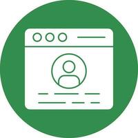 Profile  Vector Icon Design
