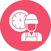 Working Hours  Vector Icon Design