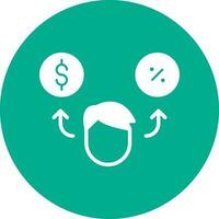 Debt Vector Icon Design