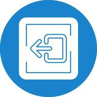 Logout Vector Icon Design