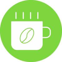 Hot Coffee Vector Icon Design