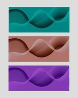 abstract geometric liquid gradient colorful background. vector