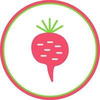 Radish Vector Icon Design