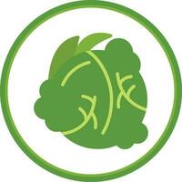 Brussels Sprout Vector Icon Design