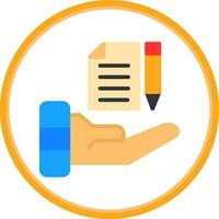 Contract Vector Icon Design