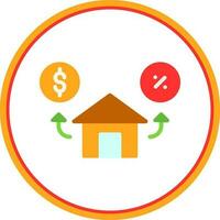 Mortgage Vector Icon Design