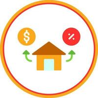 Mortgage Vector Icon Design