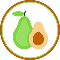 Avocado Vector Icon Design