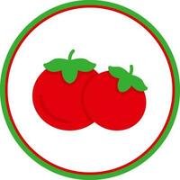 diseño de icono de vector de tomate