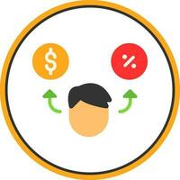 Debt Vector Icon Design