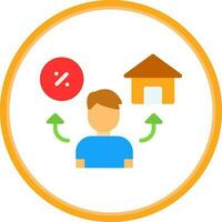 Mortgage Vector Icon Design