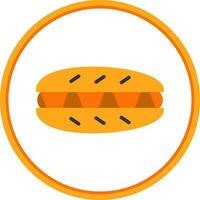 Hot Dog Vector Icon Design