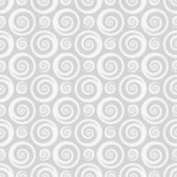monochrome spiral seamless pattern background vector
