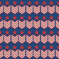 Seamless pattern with USA flag vector