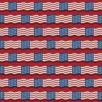 Seamless pattern with USA flag vector