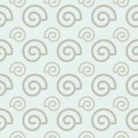 Nautical seashell seamless pattern vector