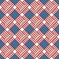 Seamless pattern with USA flag vector