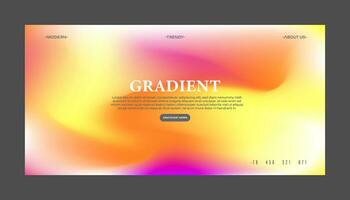 Abstract color gradient, modern blurred background and texture, template with an elegant design concept, minimal style composition, Trendy Gradient  for your graphic design vector