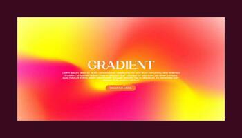 Modern Background Design with Gradient and Grain Texture. Minimalist Gradient Background with geometric shapes for Website design, landing page, wallpaper, banner, poster, flyer, and presentation vector