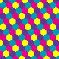 Colorful and Playful Geometric Background vector