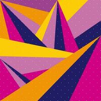 Colorful and Playful Geometric Background vector