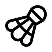 shuttlecock icon for your website, mobile, presentation, and logo design. vector