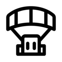 parachute icon for your website, mobile, presentation, and logo design. vector