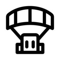 parachute icon for your website, mobile, presentation, and logo design. vector