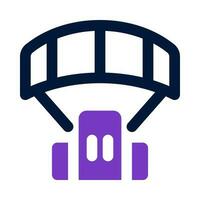 parachute icon for your website, mobile, presentation, and logo design. vector