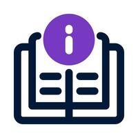 book icon for your website, mobile, presentation, and logo design. vector