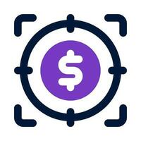 target icon for your website, mobile, presentation, and logo design. vector