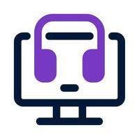 tech support icon for your website, mobile, presentation, and logo design. vector