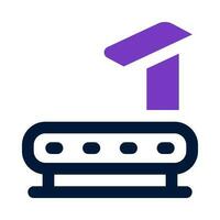 treadmill icon for your website, mobile, presentation, and logo design. vector