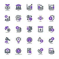 Stock Market Icon pack for your website design, logo, app, and user interface. Stock Market Icon mixed line and solid design. Vector graphics illustration and editable stroke.