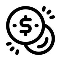 moneda icono para tu sitio web, móvil, presentación, y logo diseño. vector