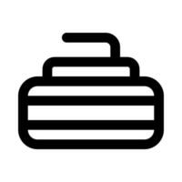 curling icon for your website, mobile, presentation, and logo design. vector