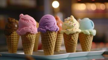 ice cream cone, AI-Generated photo