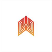 Abstract letter W logo design template technology electronics digital dot connection cross vector logo icon logotype