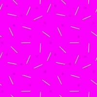 Seamless pattern pink donut glaze or ice cream top. Ornament confetti or sequin , barbiecore, bright texture. Background design for wrapping, textile, fabric, wallpaper, apparel, print, cover vector