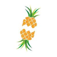 Pineapple Logo, Vector Garden Farm Fresh Fruit, Design For Simple Fruit Shop Juice