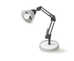 Technology Desk lamp for study and work concept isometric illustration vector
