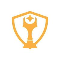 trofeo logo, victorioso vector para Deportes torneo, creativo y único ilustración