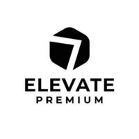 Elevate letter logo icon design vector