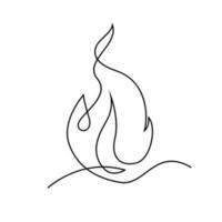 File continuous single line logo icon illustration vector