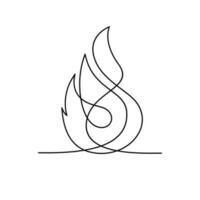 File continuous single line logo icon illustration vector