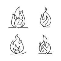 File continuous single line logo icon illustration vector