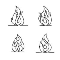 File continuous single line logo icon illustration vector